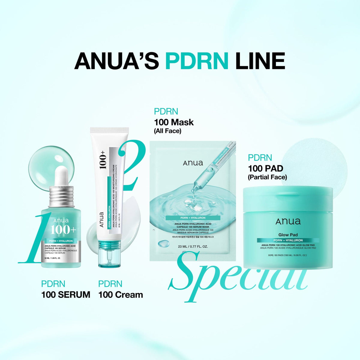 PDRN Hyaluronic Acid Capsule 100 Serum Mask 1ea