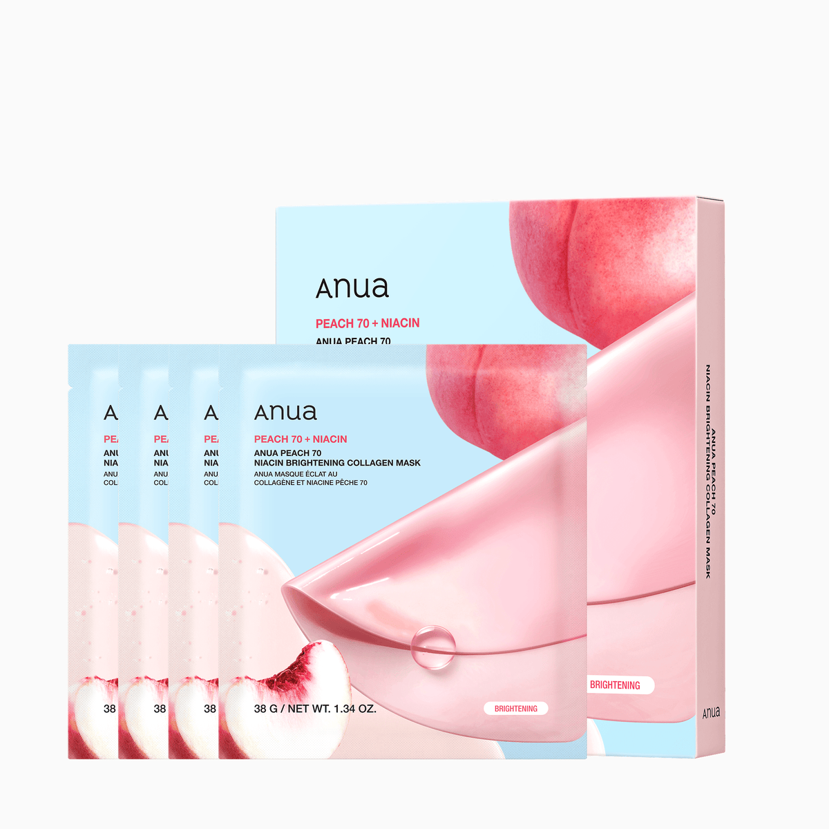 Peach 70 Niacin Brightening Collagen Mask