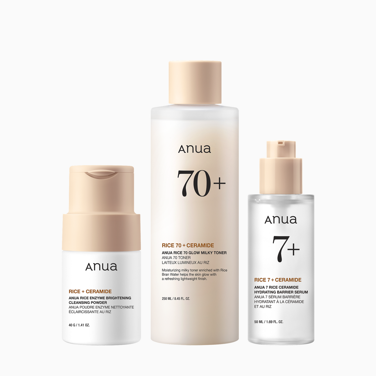 Rice Nourishing Trio for Dry Skin Set